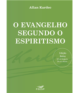O EVANGELHO SEGUNDO O ESPIRITISMO - BOLSO - FEESP 17 EDICAO 2025